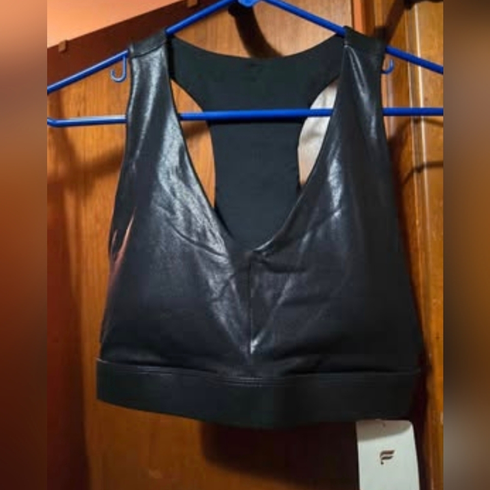 NWT Fabletics Black sports bra